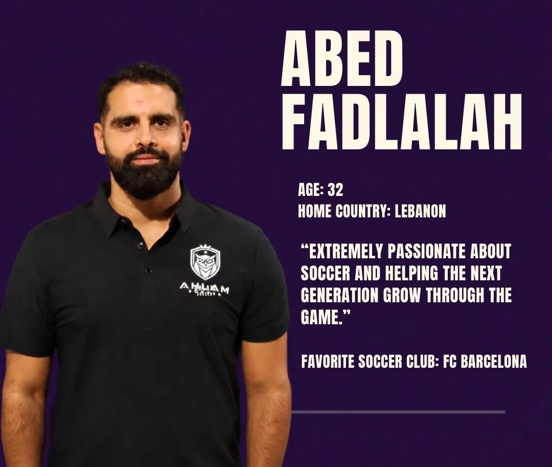 Coach Abed Fadlalah — Lebanon, passionate about soccer and helping the next generation grow