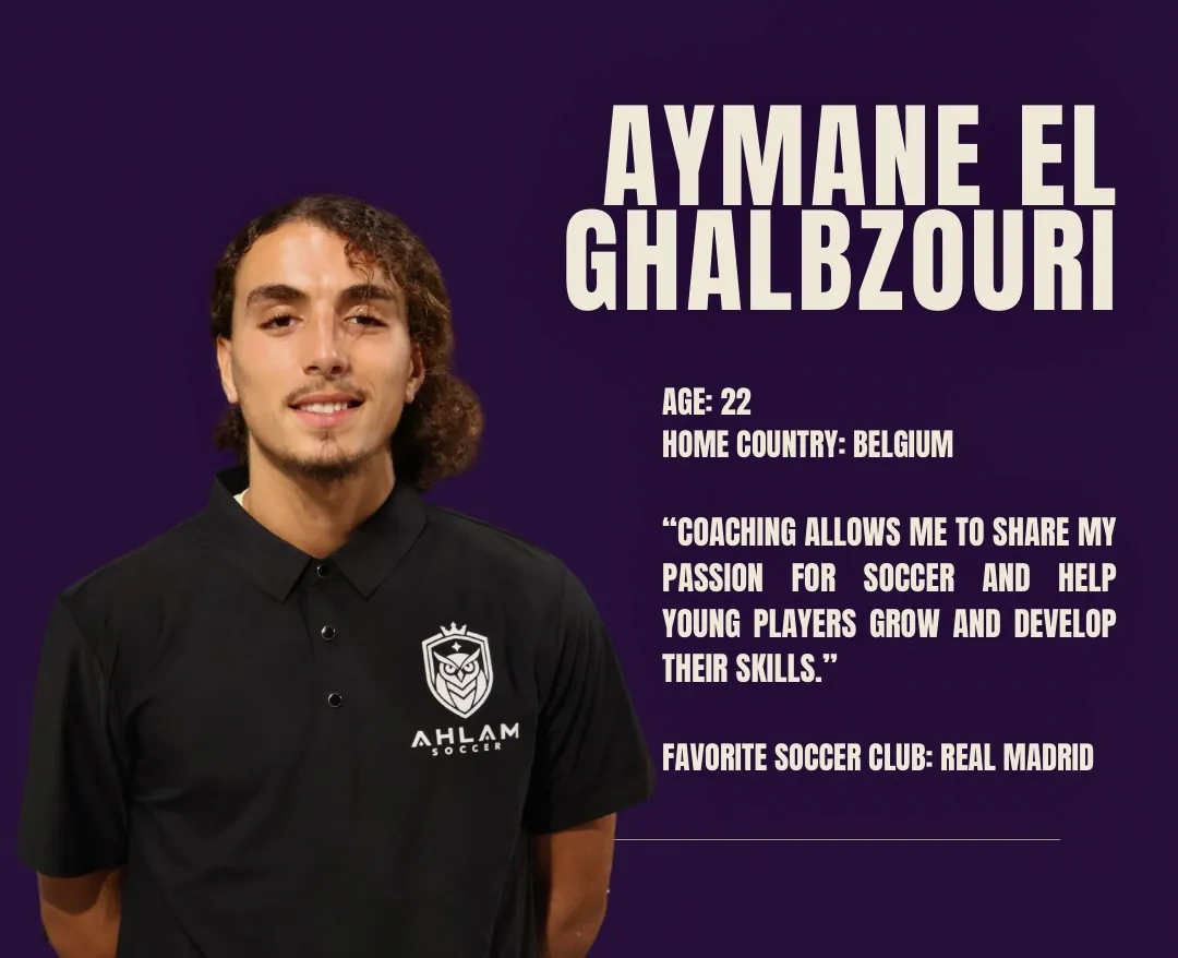 Coach Aymane El Ghalbzouri — Belgium, sharing passion for soccer and player development