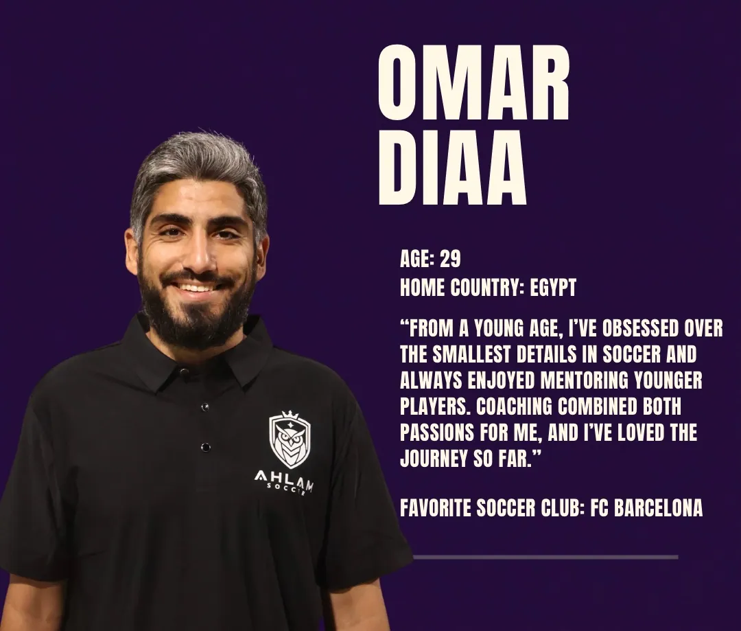 Coach Omar Diaa — Egypt, mentoring younger players through the details of the game